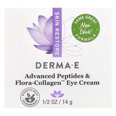 Derma E Advanced Peptides & Collagen Eye Cream, 1/2 oz (14 g)