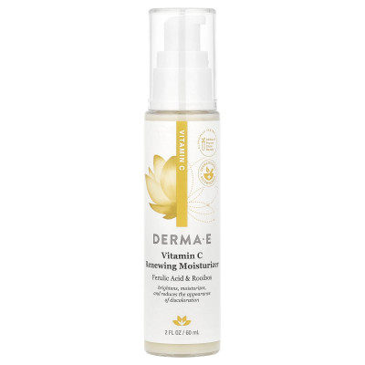 Derma E, Vitamin C Renving Feuchtigkeitscreme, Ferulasäure und Rooibos, 2 Fl Oz (60 ml)