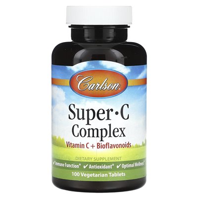 Carlson, Super C Complex, 100 tabletek wegetariańskich Carlson, Super C Complex, 100 tabletek wegetariańskich