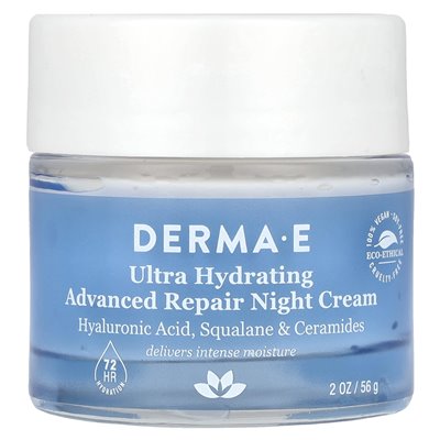 Derma E, Ultra Hydrating Advanced Repair Night Cream, 2 Unzen (56 g)