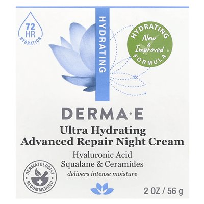 Derma E, Ultra Hydrating Advanced Repair Night Cream, 2 Unzen (56 g)