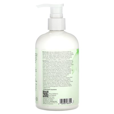 Derma E, Ramos Clean Curls, 2-w-1 Curl Conditioner + Bothash, dla włosów falowych, kręconych i stojących, 12 Fl Oz (355 ml) Derma E, Ramos Clean Curls, 2-w-1 Curl Conditioner + Bothash, dla włosów falowych, kręconych i stojących, 12 Fl Oz (355 ml)