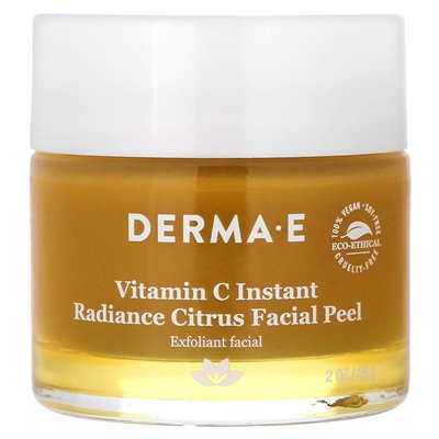 Derma E Vitamin C Inner Membrane Citrus Peel Facial Peel, 2oz (56g)