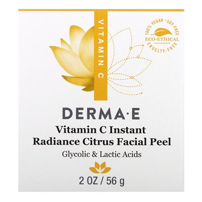Derma E Vitamin C Inner Membrane Citrus Peel Facial Peel, 2oz (56g)