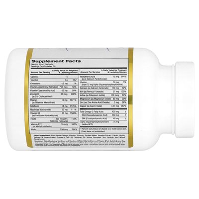 California Gold Nutrition, Pränatales Multivitamin, 60 Weichkapseln mit Fischgelatine