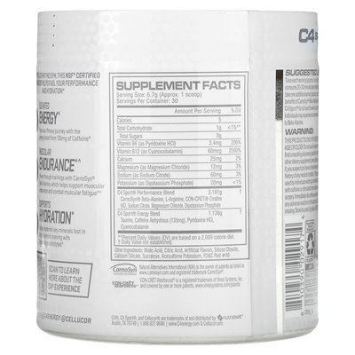 C4 / Cellucor, C4 Sport, przedtrening, arbuz, 7,1 uncji (201 g)