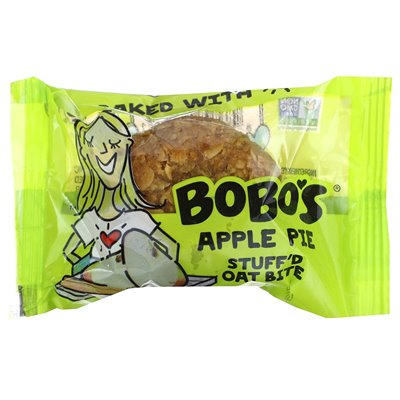 Paski owsiane Bobo, kęsy owsiane, szarlotka, 5 kęsów, 1,3 uncji (37 g)