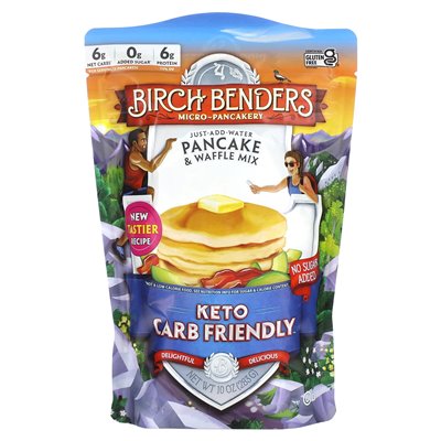 Birch Benders, Pfannkuchen- und Waffelmischung, Keto, 10 oz (283 g)