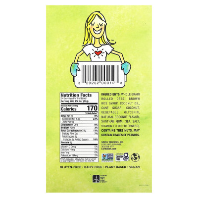 Bato Bobo's Oat, Kokosriegel, 12 Riegel, 3 Unzen (85 g)