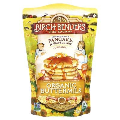 Brz Birch Benders, Pfannkuchen- und Waffelmischung, Bio-Mandelmilch, 1 Funt (454 g)