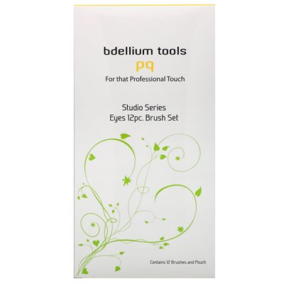 Bdellium Tools, Studio Series, Brush Set and Bag, Set of 12 Bdellium Tools, Studio Series, Brush Set and Bag, Set of 12