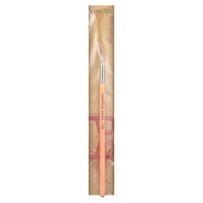 Tools Bdellium, pink bambu, 708 curved eyeliner, 1 brush