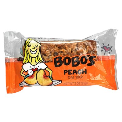 Bobo Haferriegel, Pfirsichriegel, 12 Riegel, 3 Unzen (85 G)