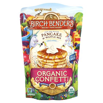 Birch Benders, Pancake & Waffle Mix, Organic Confetti, 14 oz (397 g)