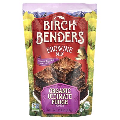 Birch Benders, Brownie-Mix, Bio-Brownie-Mix Ultimate Budge, 13,4 oz (380 g)