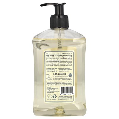 A la Maison de Provence, mydło płynne dłoni i ciała, świeża sól morska, 16,9 fl oz (500 ml) A la Maison de Provence, mydło płynne dłoni i ciała, świeża sól morska, 16,9 fl oz (500 ml)
