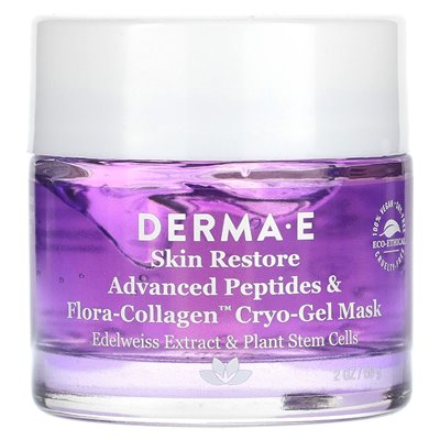 Derma E, Advanced Peptides and Cryo-Gel-Gel Cosmetic Mask, 2 oz (56 g)