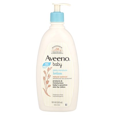 Aveeno, dziecko, codzienny balsam do wilgoci, bez zapachu, 18 fl oz (532 ml)