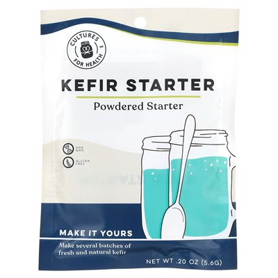 Cultures for Health, Kefir Powder Starter, 0.2 oz (5.6 g)