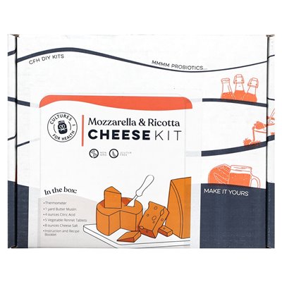 Cultures for health, set of cheeses, mozzarella and ricotta, 1 set Cultures for health, set of cheeses, mozzarella and ricotta, 1 set