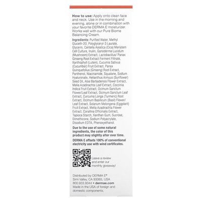 Derma E, Pure Bilan Balancing Serum, 1 Fl Oz (30 ml)