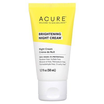 Acure, aufhellende Nachtcreme, 1,7 fl oz (50 ml)