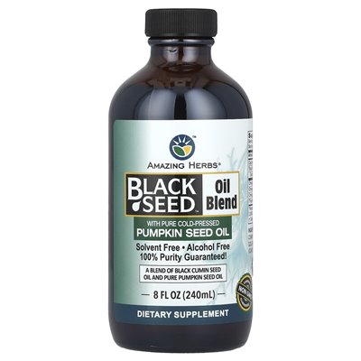 Amazing Herbs, Black Seed™-Ölmischung mit Kürbiskernöl, 8 fl oz (240 ml)