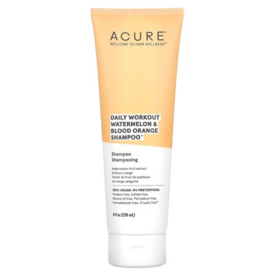 ACURE, Dzienny Trening Melon i Pomarańcza Krwawa Szampon, 8 uncji (236 ml)