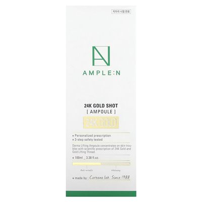 Groß: N, 24K Gold Shot, Ampulle, 3,38 Fl Oz (100 ml)
