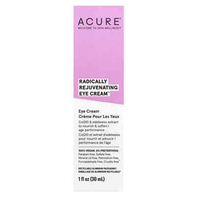Acure, Radically Rejuvenating Eye Cream, 1 fl oz (30 ml)