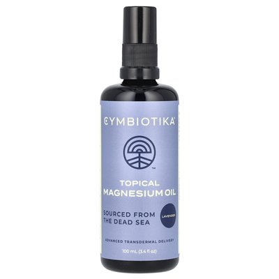 Cymbiotika, miejscowy olej magnezowy, lawenda, 3,4 fl oz (100 ml) Cymbiotika, miejscowy olej magnezowy, lawenda, 3,4 fl oz (100 ml)