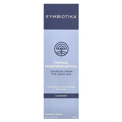 Cymbiotika, miejscowy olej magnezowy, lawenda, 3,4 fl oz (100 ml) Cymbiotika, miejscowy olej magnezowy, lawenda, 3,4 fl oz (100 ml)