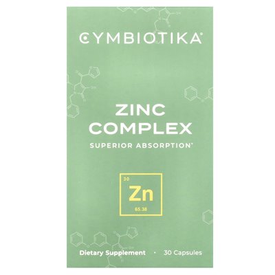 Cymbiotika, kompleks cynku, 30 kapsułek