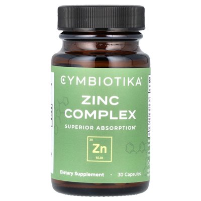 Cymbiotika, kompleks cynku, 30 kapsułek