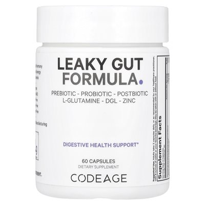 Codeage, nieszczelna formuła jelit, 60 kapsułek