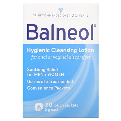 Balneol, higieniczny balsam do czyszczenia, 20 opakowań, (2 g) każdy