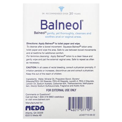 Balneol, Hygienischer Reinigungsbalsam, 20 Packungen à 2 g