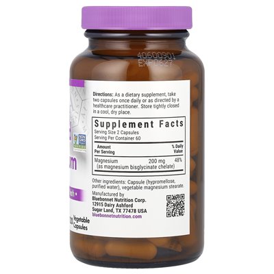 Bluebonnet Nutrition, Chelated Magnesium, 120 Veggie Capsules