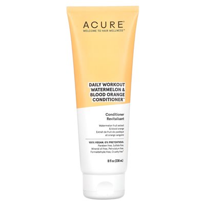 Acure, Daily Workout Watermelon &amp Blood Orange Conditioner, 8 Fl Oz (236 ml)