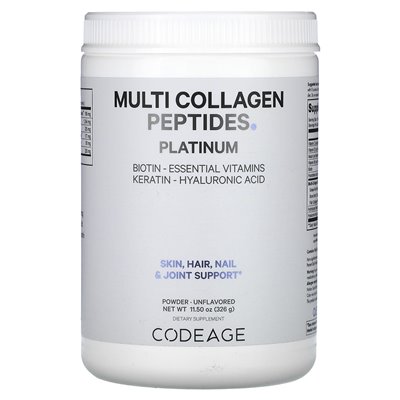 Codeage, Multi Collagen Peptides Powder Platinum, Unchanged, 11.5 oz (326 g)