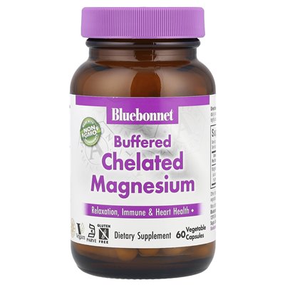 Bluebonnet Nutrition, Buffered Chelated Magnesium, 60 Veggie Capsules