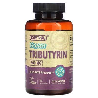 Deva, Veganes Tributyryn, 500 mg, 90 vegane Kapseln
