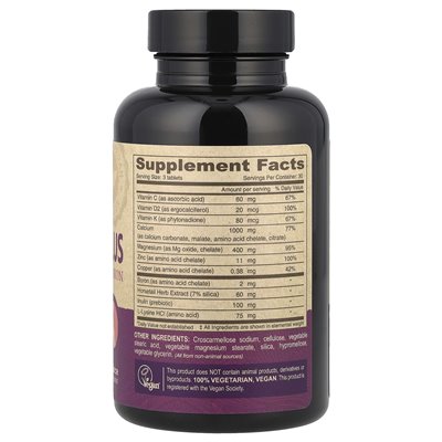 Deva, vegan cal-mag Plus, 90 tablets