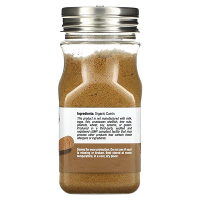 California Gold Nutrition, Foods, Ekologiczna kminek, 2,64 uncji (74 g)