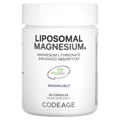 Codeage, liposomalny magnez L-threoninian, 90 kapsułek