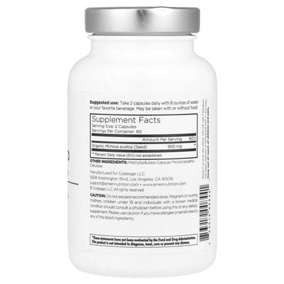Codeage, Amen, Mimosa Pudica-Samen, 450 mg, 120 Gemüsekapseln