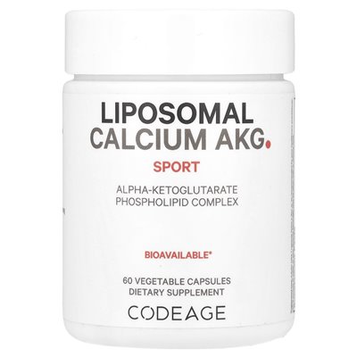 Codeage, Liposomal AKG Calcium, Sport, 700mg, 60 Veg Capsules