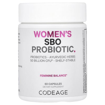 Codeage, Probiotyk SBO, 50 miliardów CFU, 60 kapsułek Codeage, Probiotyk SBO, 50 miliardów CFU, 60 kapsułek