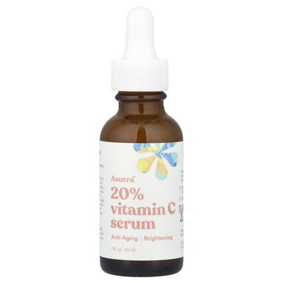 Asutra, 20% witaminy C w surowicy C, 1 Fl Oz (30 ml)