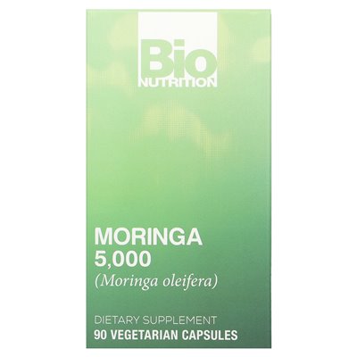 Bio Nutrition, Moringa 5000, 90 kapsułek wegetariańskich Bio Nutrition, Moringa 5000, 90 kapsułek wegetariańskich